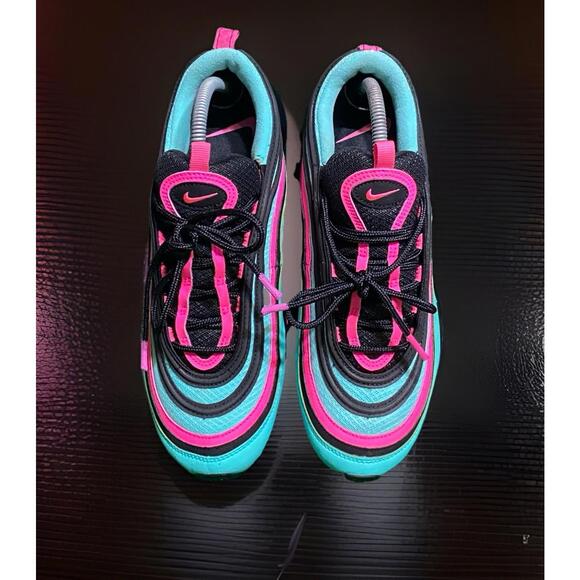 ⬛️ US 8.5-Nike Air Max ‘97 ‘Hyper Turquoise’ Men’s LTR Sneaks CU4877300 ~W 10 - Picture 4 of 16